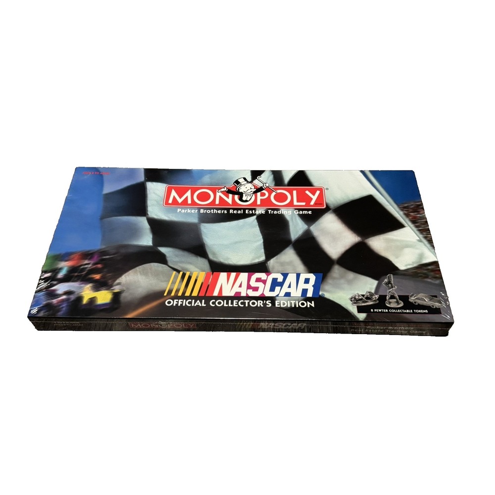 Parker Brothers Monopoly NASCAR Game Official Collector's Edition 1997 Sealed